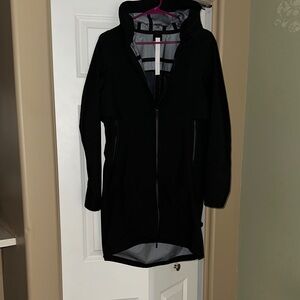 LULULEMON Black Hooded Long Zip women’s Jacket